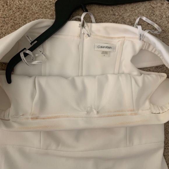 Calvin Klein white cocktail dress - Picture 3 of 8